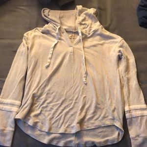 Hollister beige soft hoodie